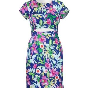 Hawaiian Print Dress by eShakti